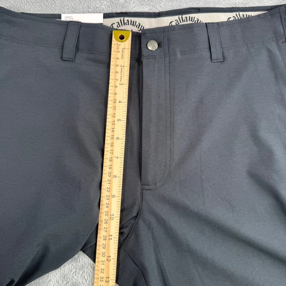 NWT Callaway Performance Golf Short Men 36 Black Caviar CGBSE077 Opti-Dri Pocket